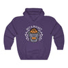 Get a Bucket Hoodie (White Letters) (Purple/Forest Green)