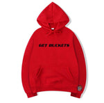 "Get Buckets" Tech Hoodie (Red)