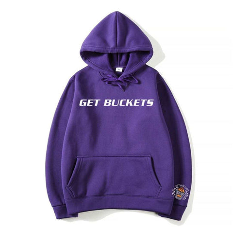 "Get Buckets" Tech Hoodie (Purple)